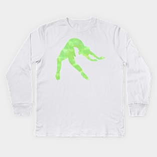 Figure skating (Bauer in layback) Kids Long Sleeve T-Shirt